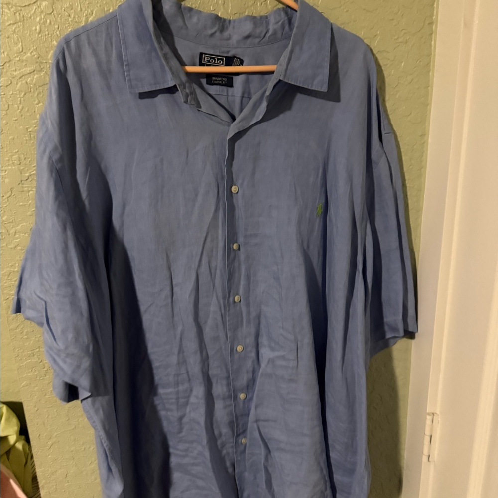 Polo by Ralph Lauren Men's Blue Shirt